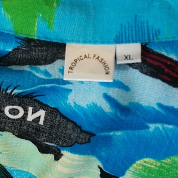 Tropical Fashions tropical Caribbean print shirt - Picture 5 of 8